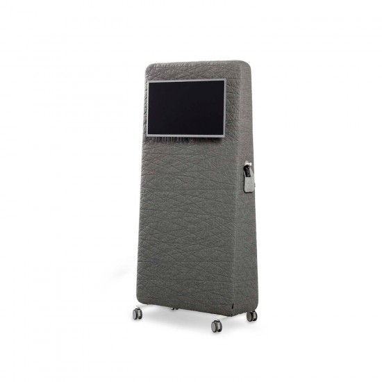 Snowsound TRUNK Mobile Room Divider, geluidsabsorberend designobject met ruimte voor memo's, jassen...