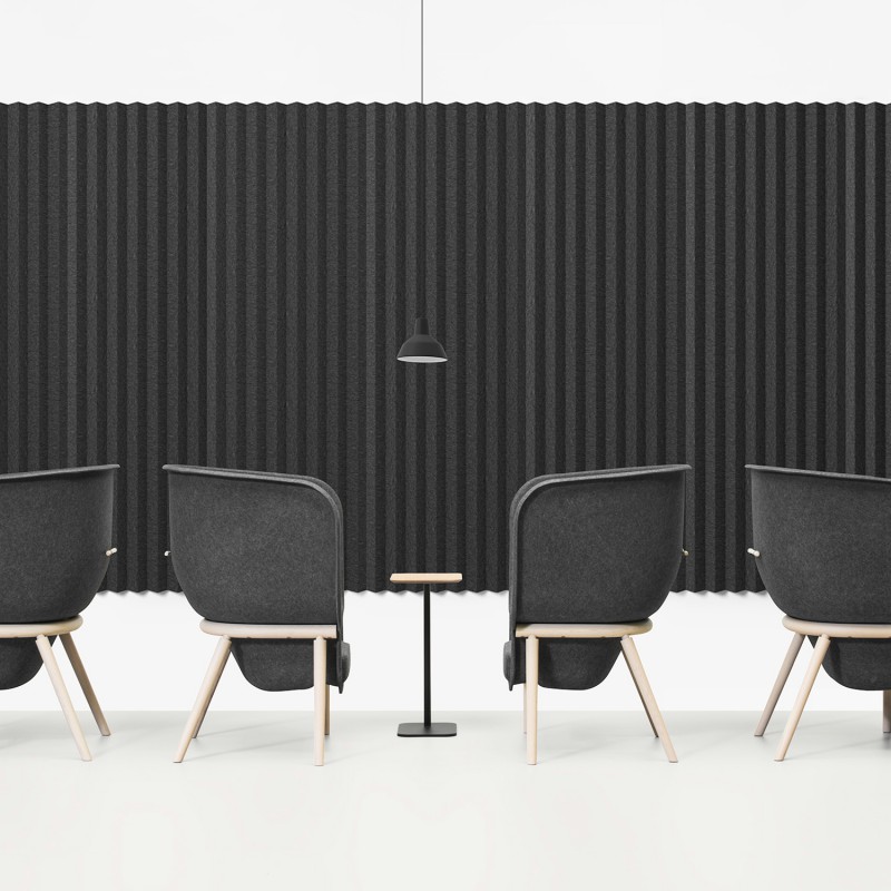 POD Privacy Chair, twee-aan-twee tegenover elkaar geplaatste akoestische stoelen