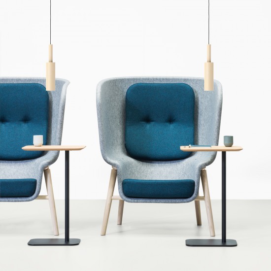 POD Privacy Chair, naast elkaar geplaatste akoestische stoelen voor optimale privacy