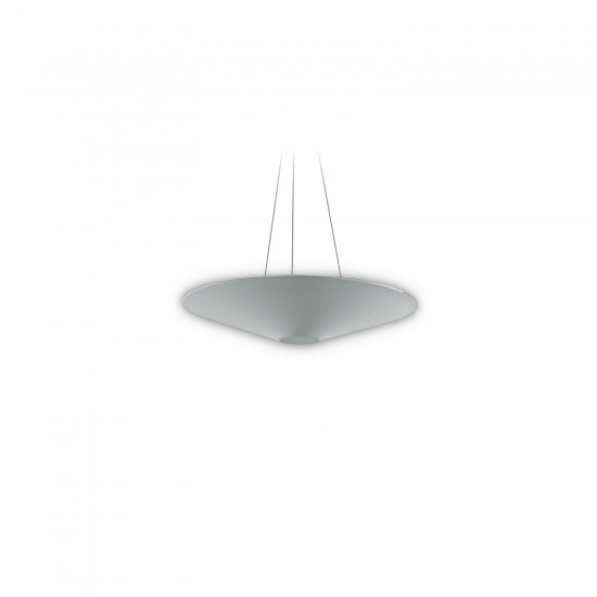 Snowsound TL Gio Ponti, drie-dimensionaal geluidsabsorberend object met of zonder LED-verlichting