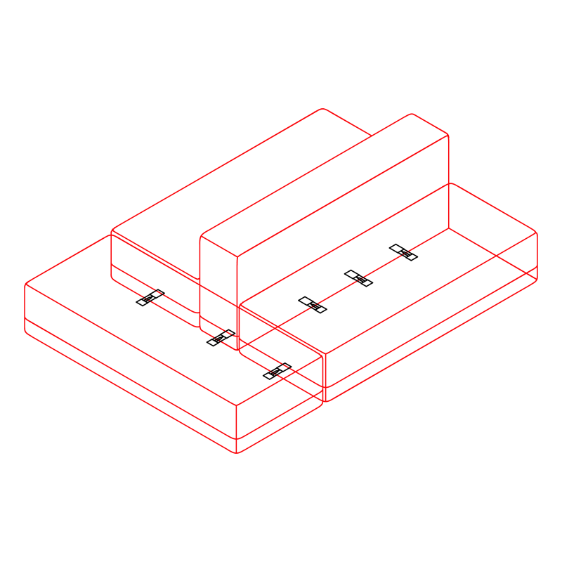 Caimi Volumi koppelstuk