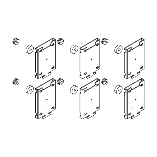 Snowmagnet Easy, set van 6...